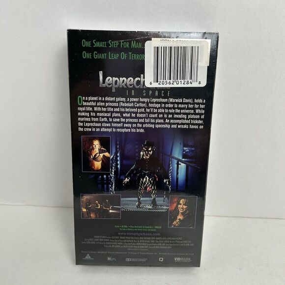 Leprechaun 4 : In Space (VHS, 1996) Warwick Davis Vidmark factory sealed - Picture 2 of 6
